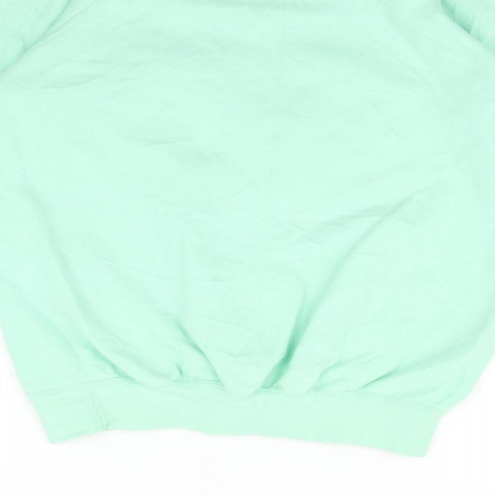 zoorashia Womens Green Pullover Jumper Size M