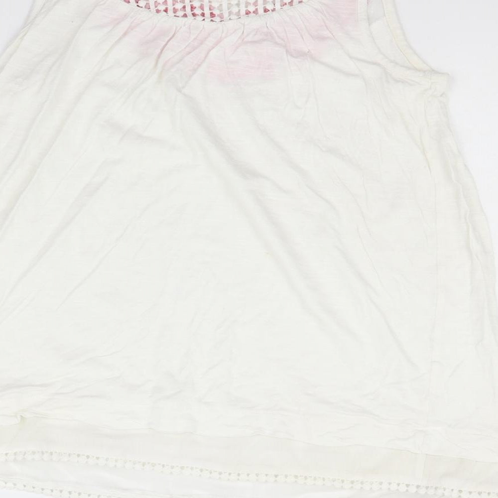 George Womens White Fit & Flare Size 10 - washable marks