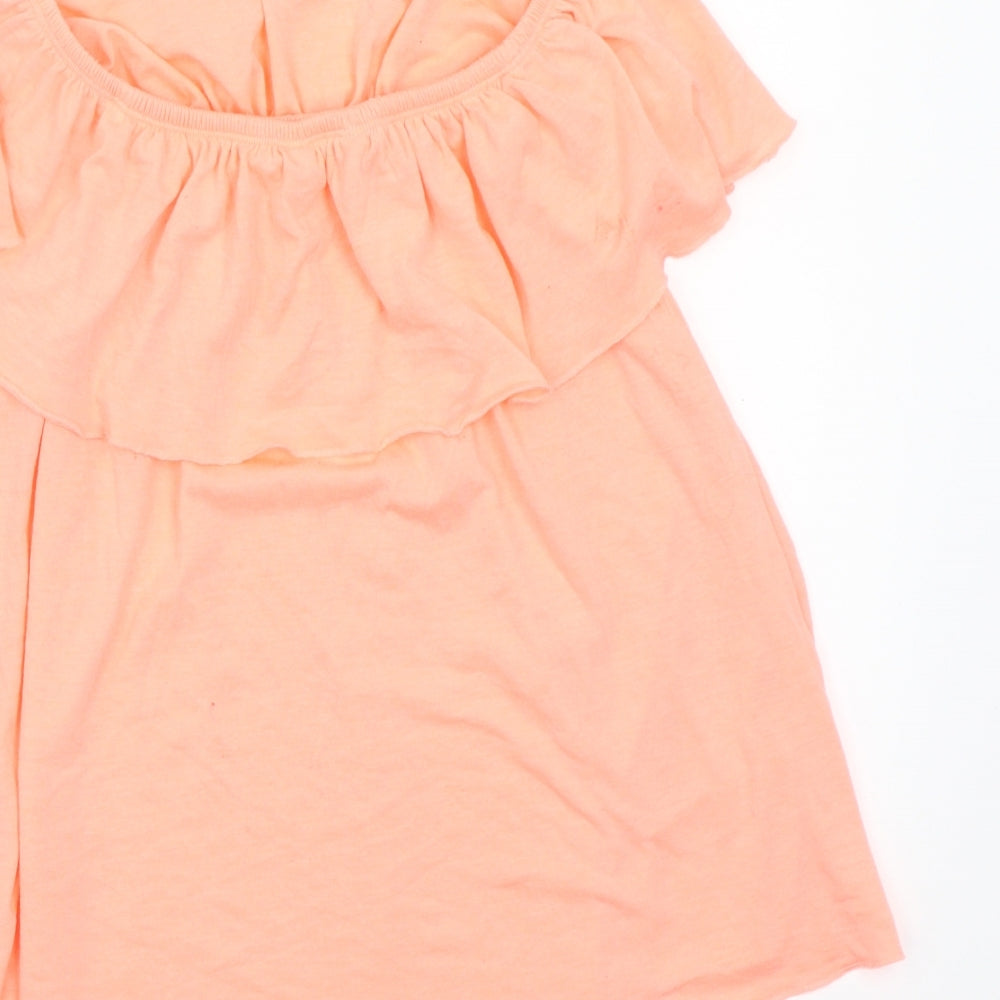Candy Couture Womens Pink Basic Blouse Size 12