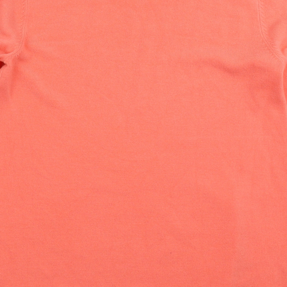 F&F Womens Pink Knit Pullover Jumper Size 14