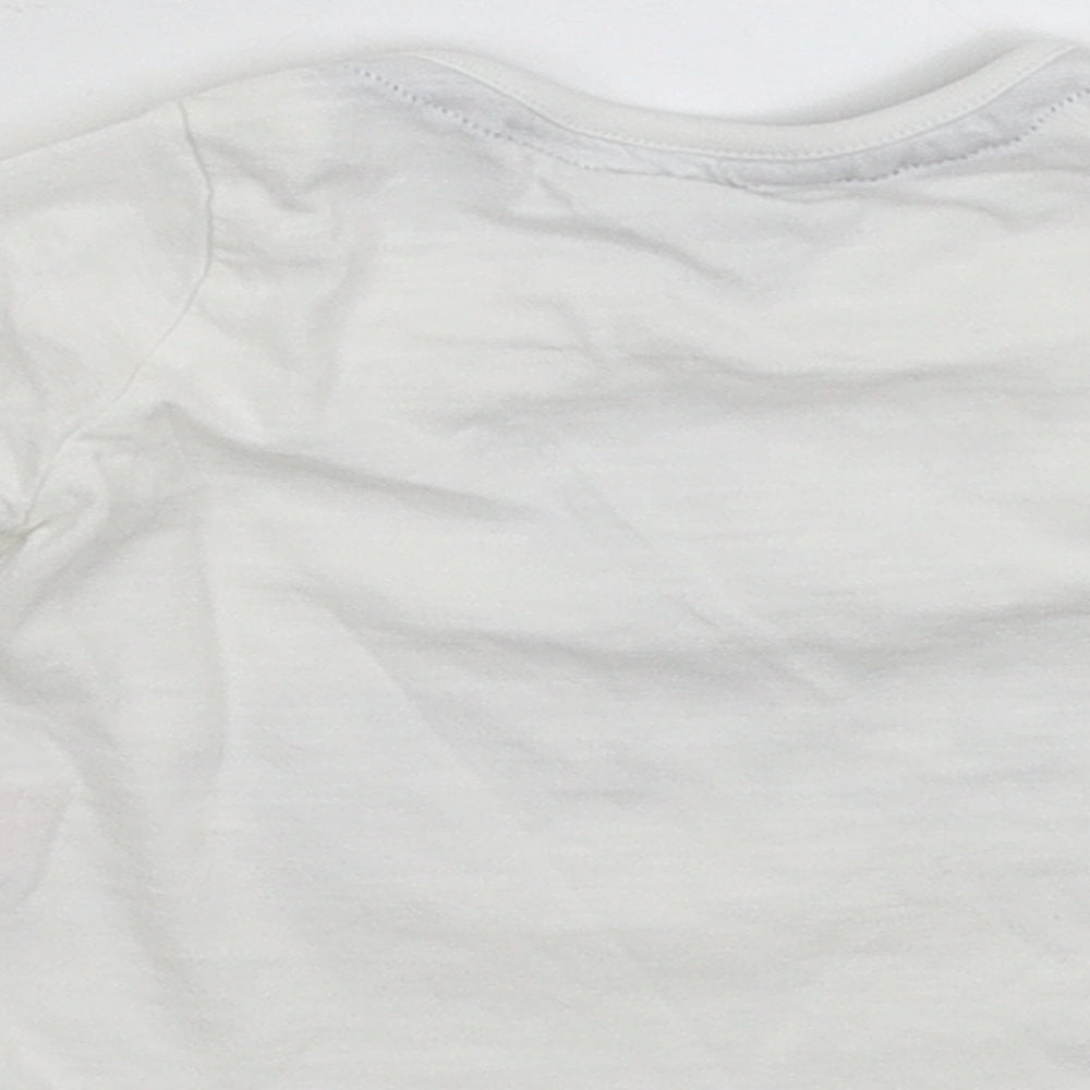 F&F Baby White Basic T-Shirt Size 0-3 Months