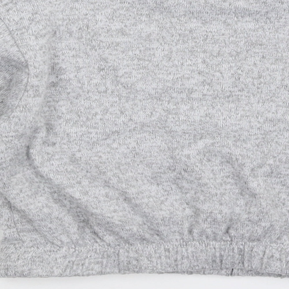 Matalan Girls Grey Pullover Jumper Size 4 Years