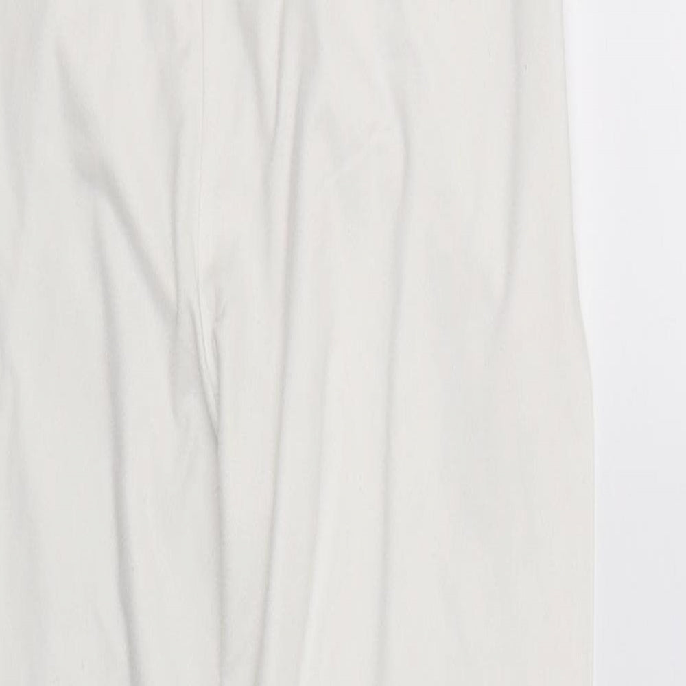 marks Girls White Jogger Trousers Size 13 Years - LEGGING