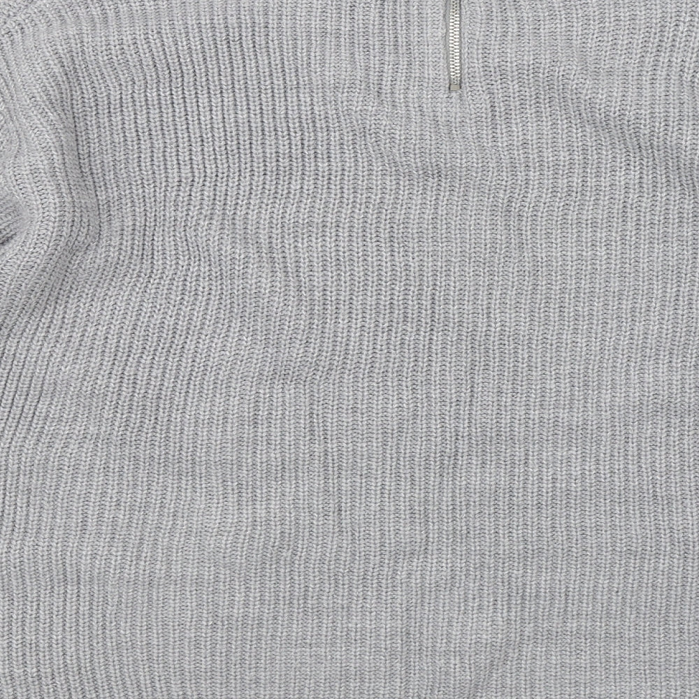Dorothy Perkins Womens Grey Pullover Jumper Size 14