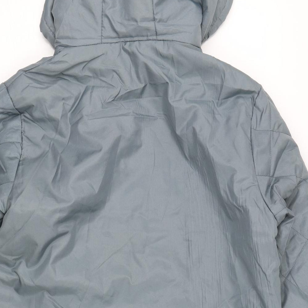 Anne De Lancay Womens Blue Jacket Size M