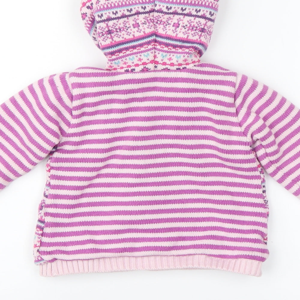 Preworn Pink Basic Jacket Jacket Size 9-12 Months