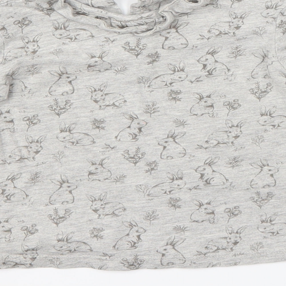 TU Green Animal Print Basic T-Shirt Size 12-18 Months