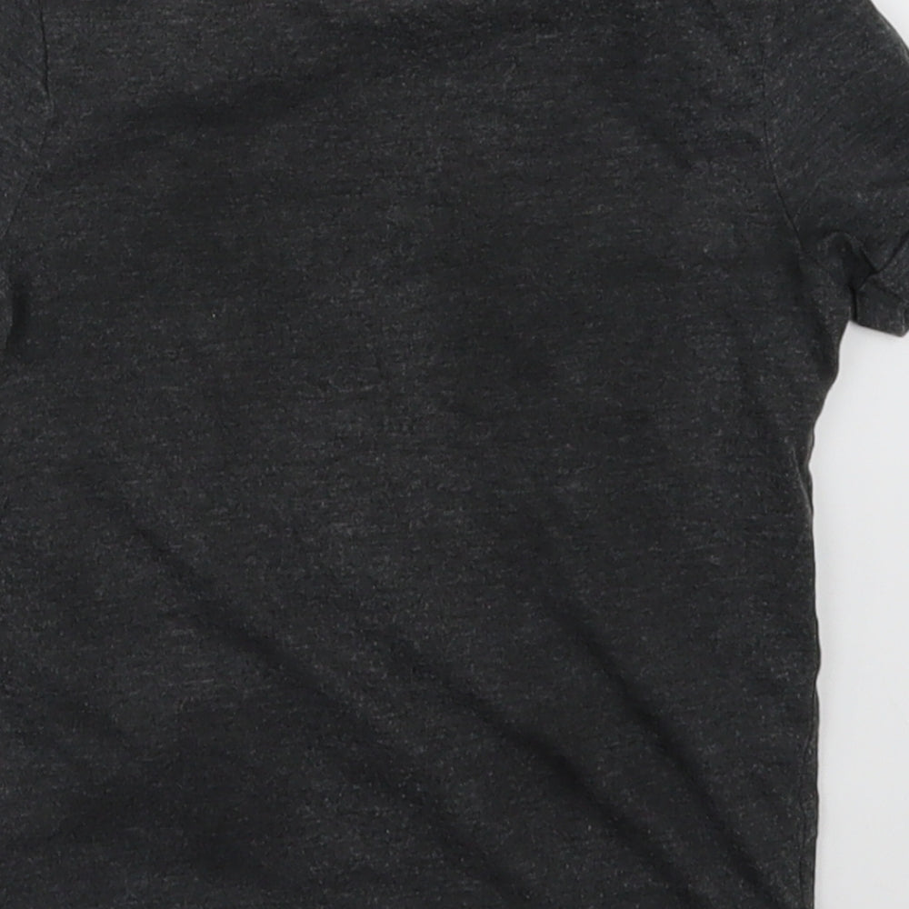 George Girls Grey Basic T-Shirt Size 2-3 Years