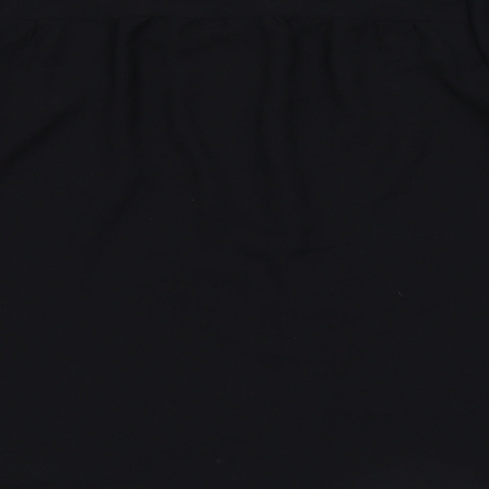 YAS Womens Black Basic Blouse Size M