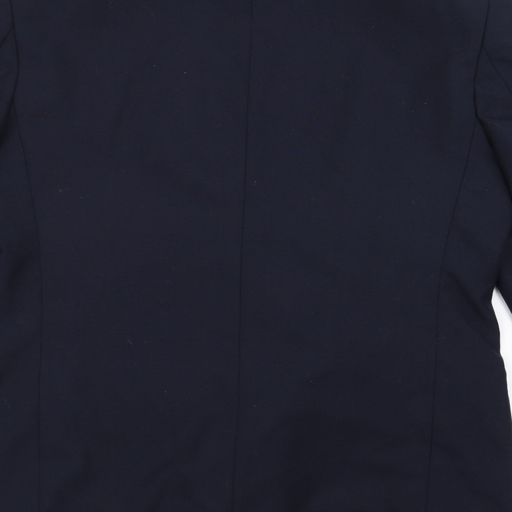 Burton Mens Blue Jacket Suit Jacket Size 40