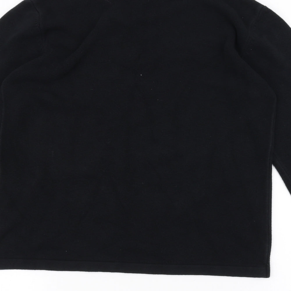 Just Elegance Womens Black Pullover Jumper Size S