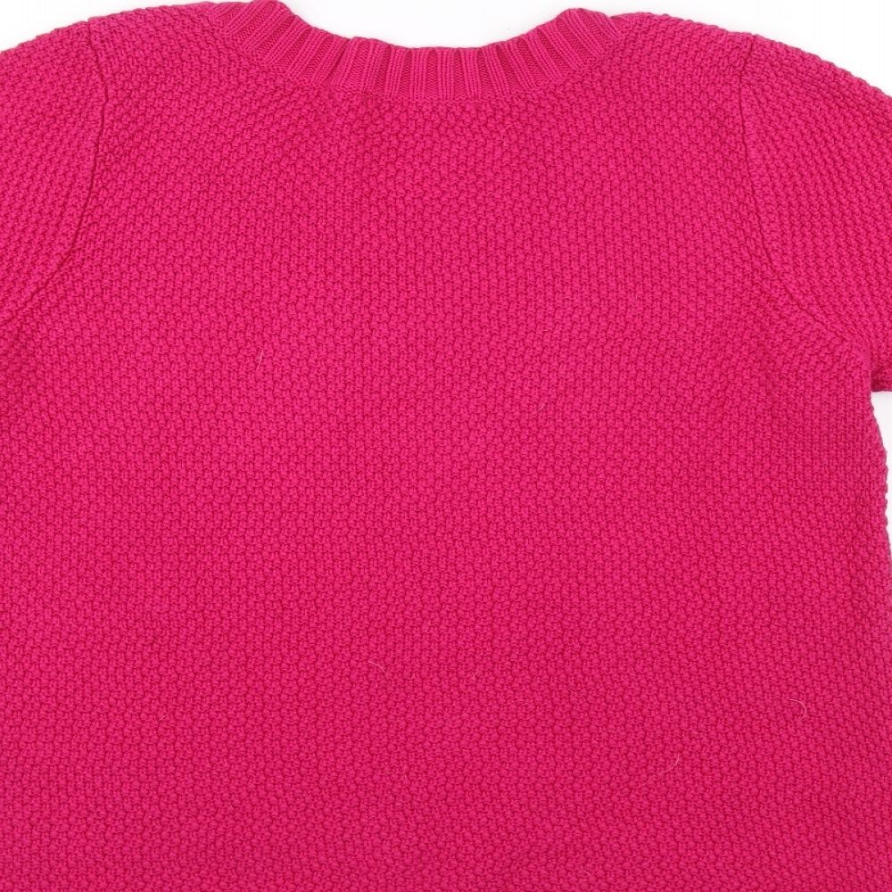 Marks and Spencer Womens Pink Knit Pullover Jumper Size 12