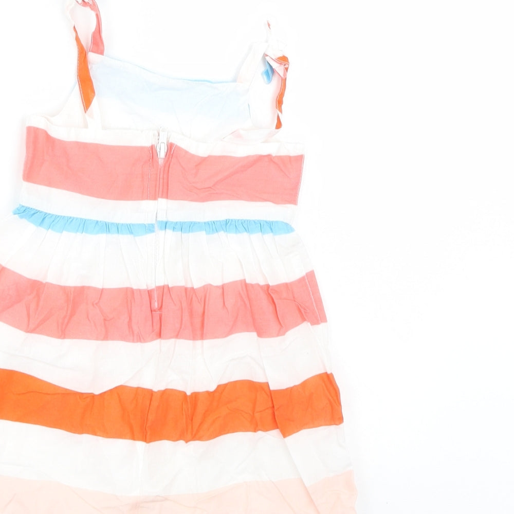 Mini Club Girls Multicoloured Striped Tank Dress Size 12-18 Months