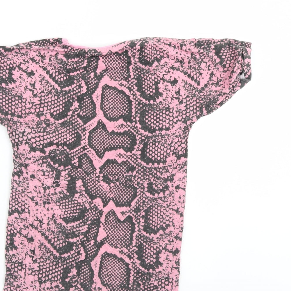 Studio Girls Multicoloured Animal Print Basic T-Shirt Size 8-9 Years