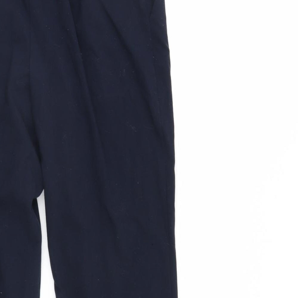 Marks & Spencer Womens Blue Trousers Size 10 L27 in
