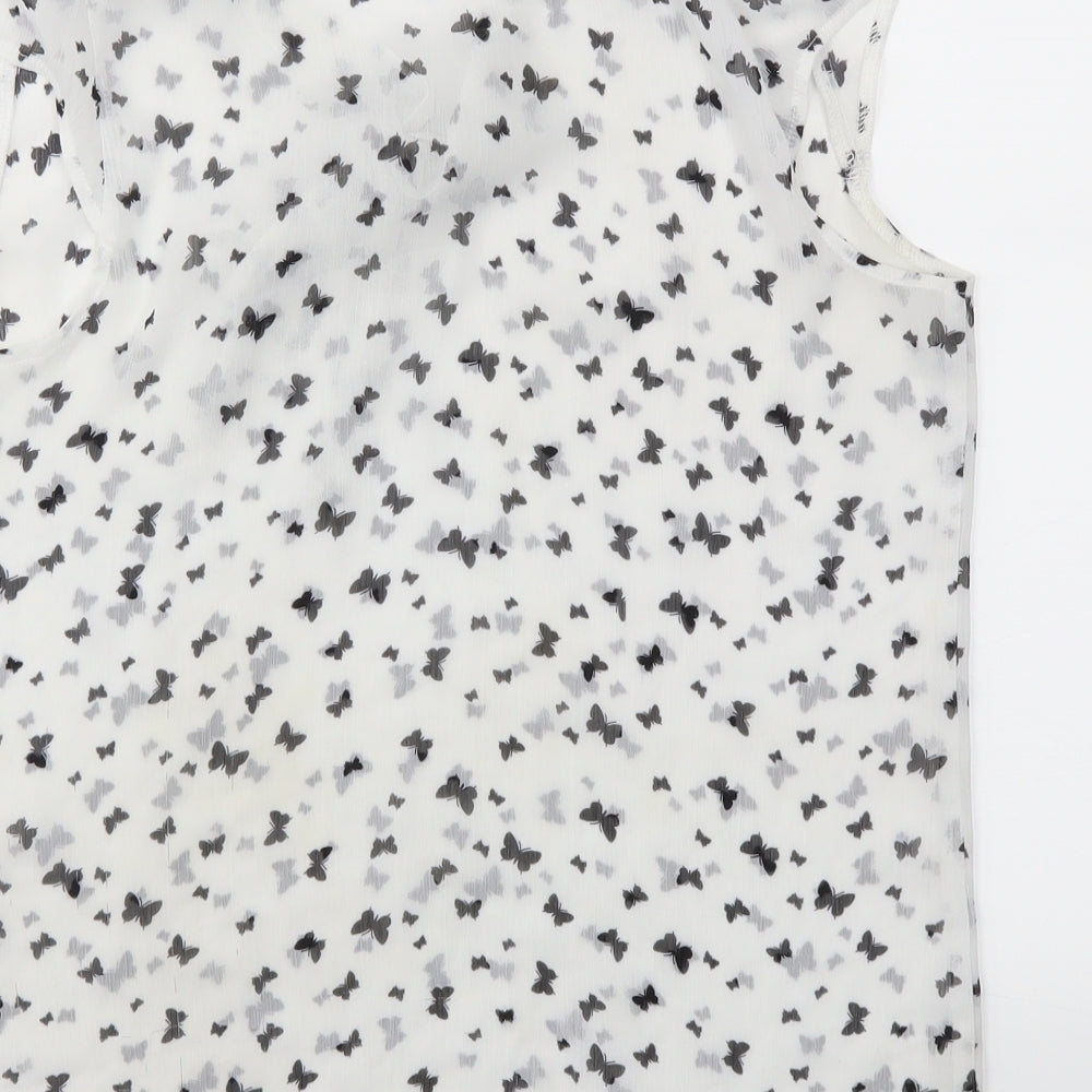 Atmosphere Womens White Basic Blouse Size 12