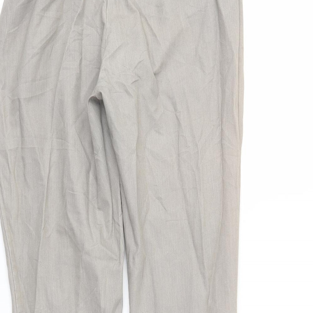 ASOS Womens Grey Trousers Size 10 L22.5 in
