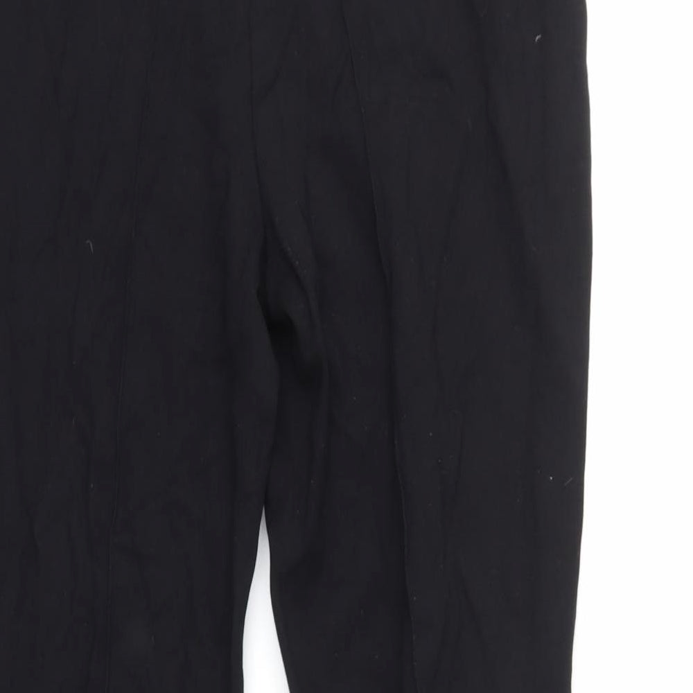 Barbara Womens Black Trousers Size 12 L22 in