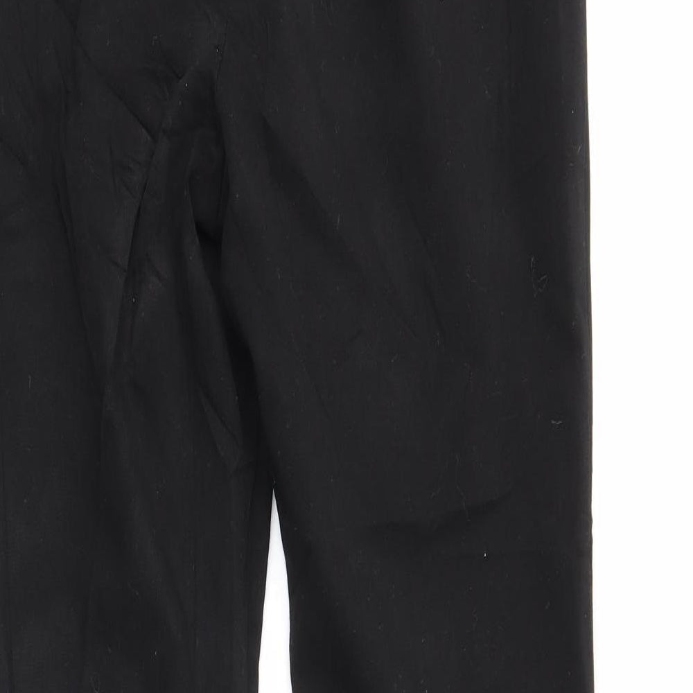 Preworn Womens Black Trousers Size 30 in L26 in