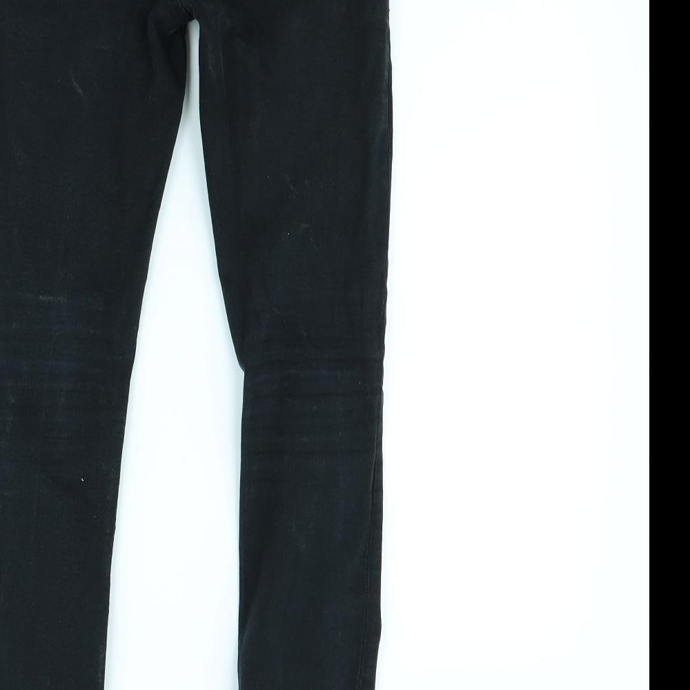 Preworn Womens Black Skinny Jeans Size 28 in L30 in