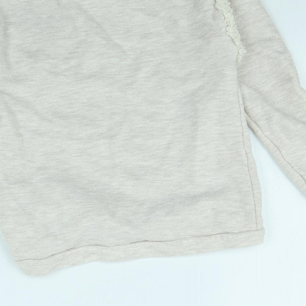 Nutmeg Girls Beige Pullover Jumper Size 9 Years