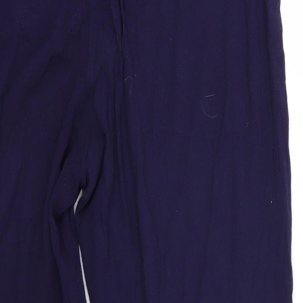 Classic Womens Blue Trousers Size 12 L26 in