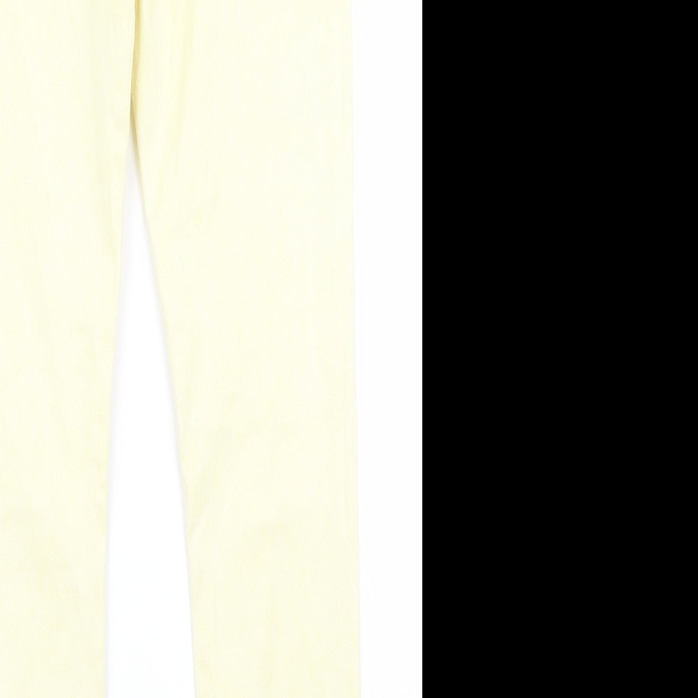 Moto Womens Yellow Trousers Size 30 L32 in