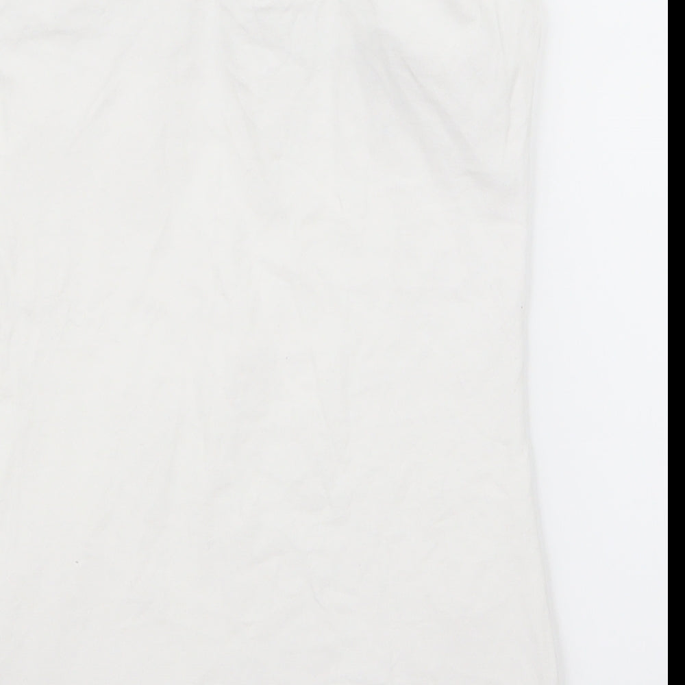 F&F Womens White Basic Tank Size 10