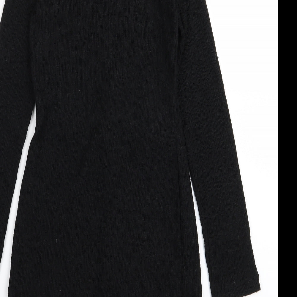 Topshop Womens Black Pencil Dress Size 8