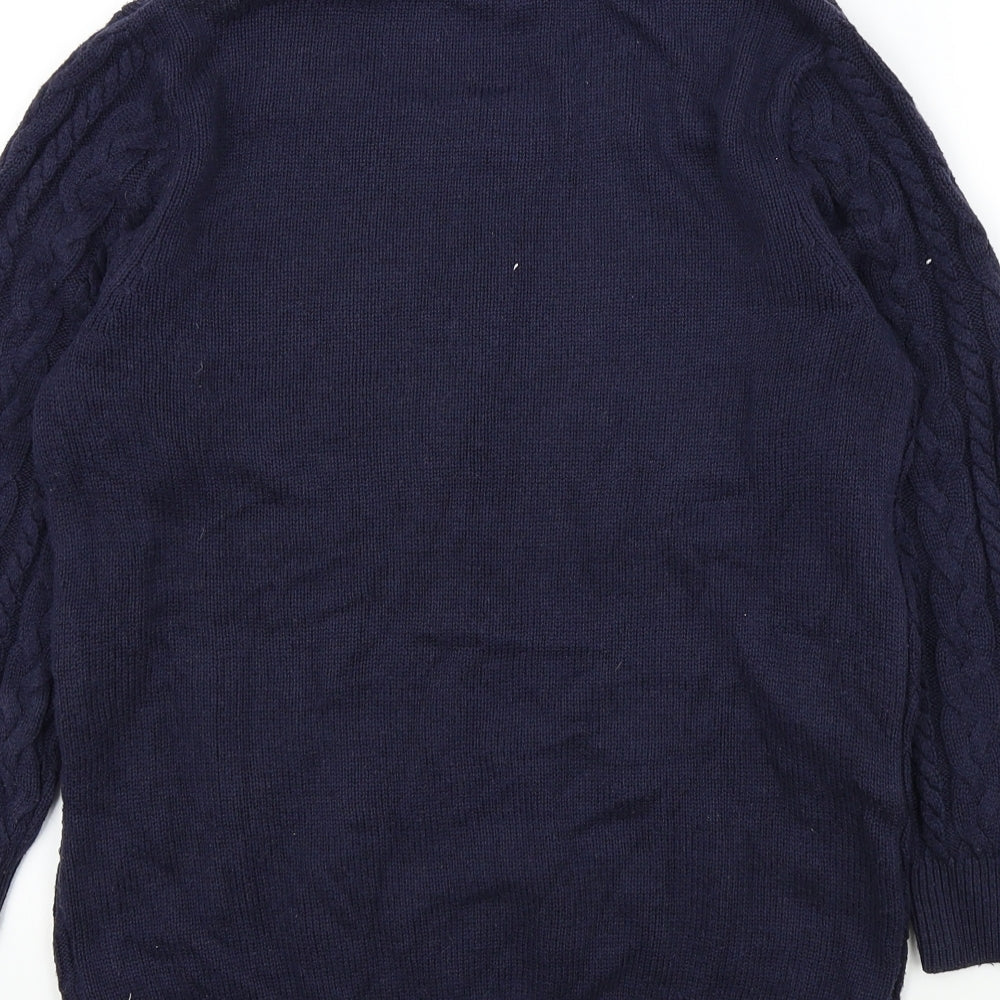 H&M Womens Blue Pullover Jumper Size M
