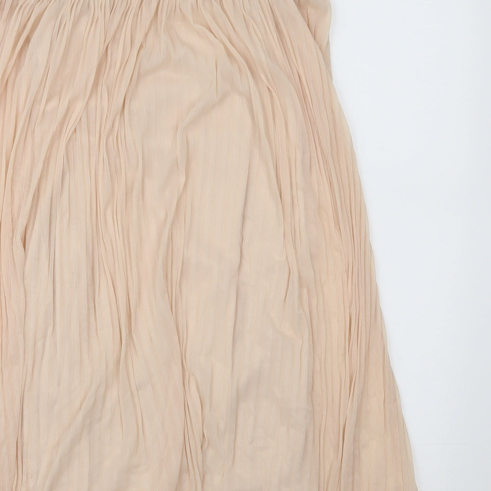 Topshop Womens Orange Slip Dress Size 6