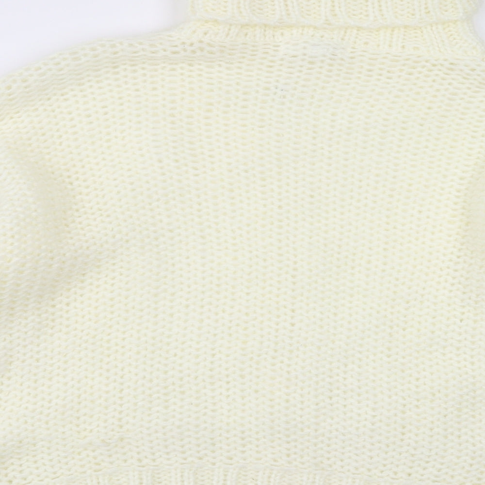 Missguided Womens Yellow Pullover Jumper Size 6