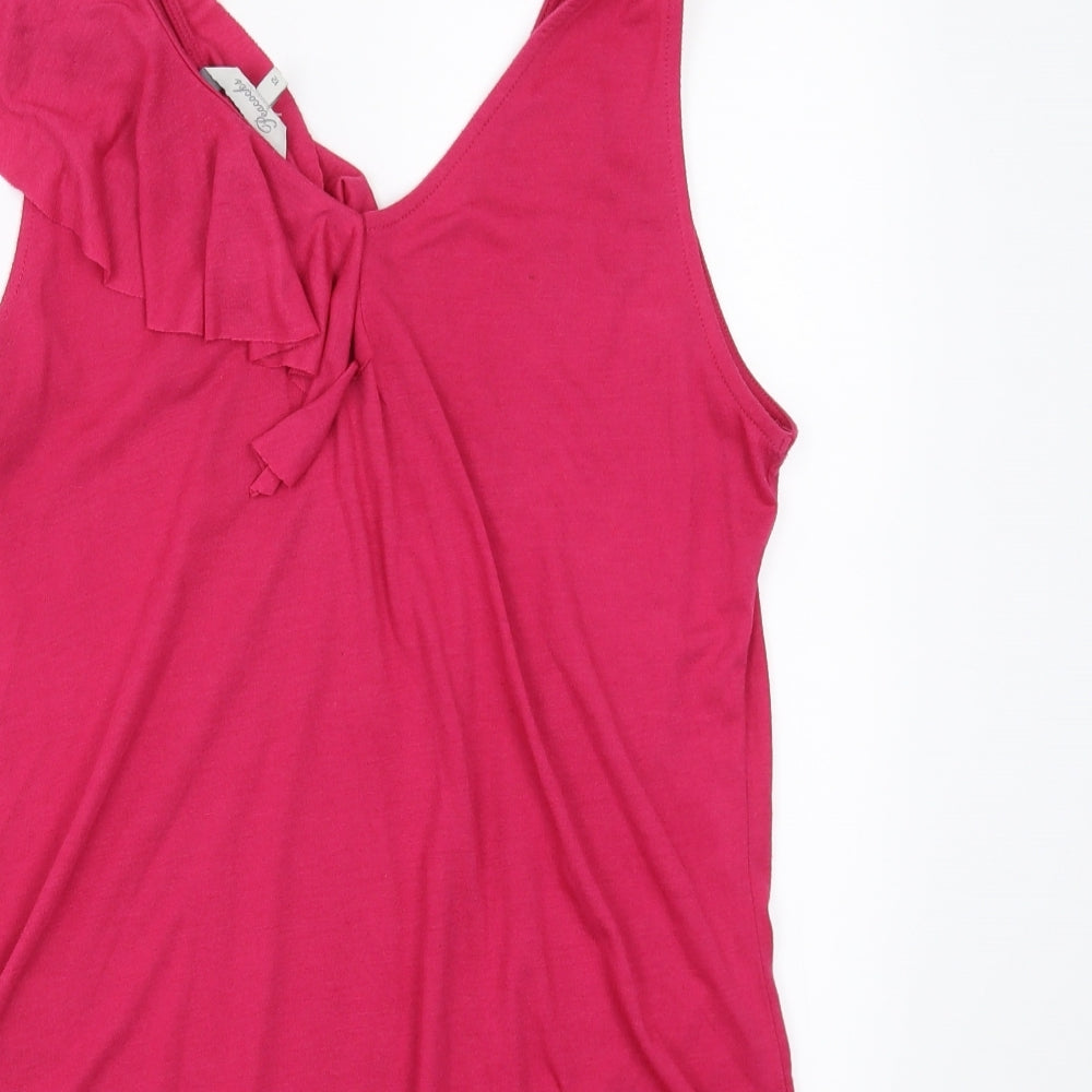 Peacocks Womens Pink Basic Blouse Size 12
