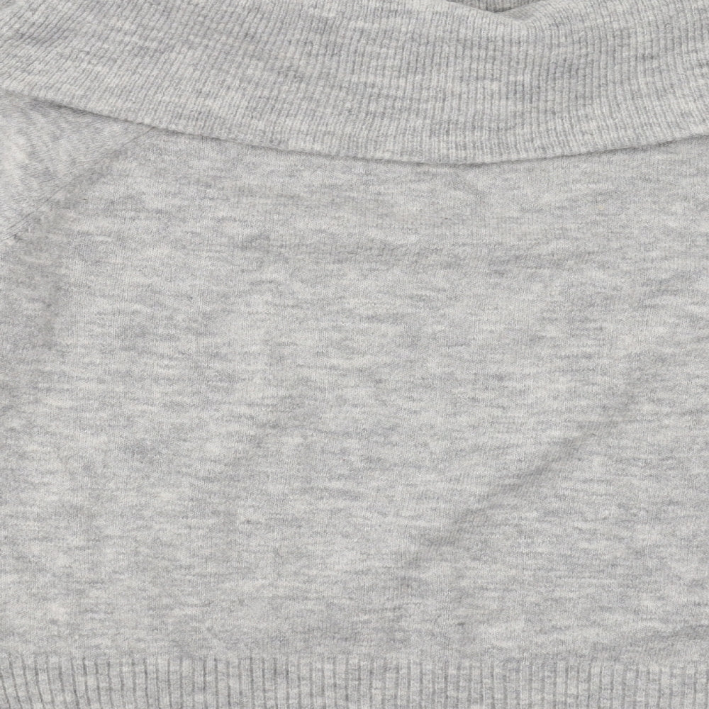 H&M Womens Grey Pullover Jumper Size S
