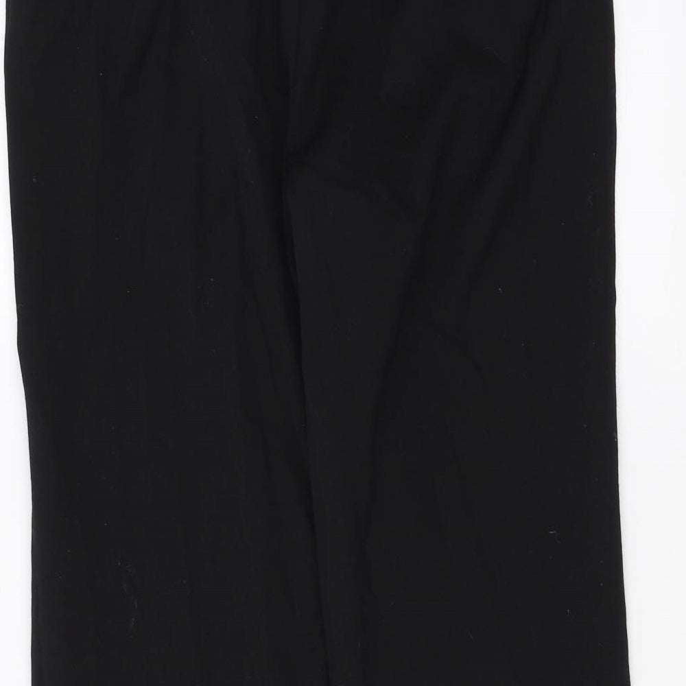 Les Essentiels Womens Black Trousers Size 16 L26 in