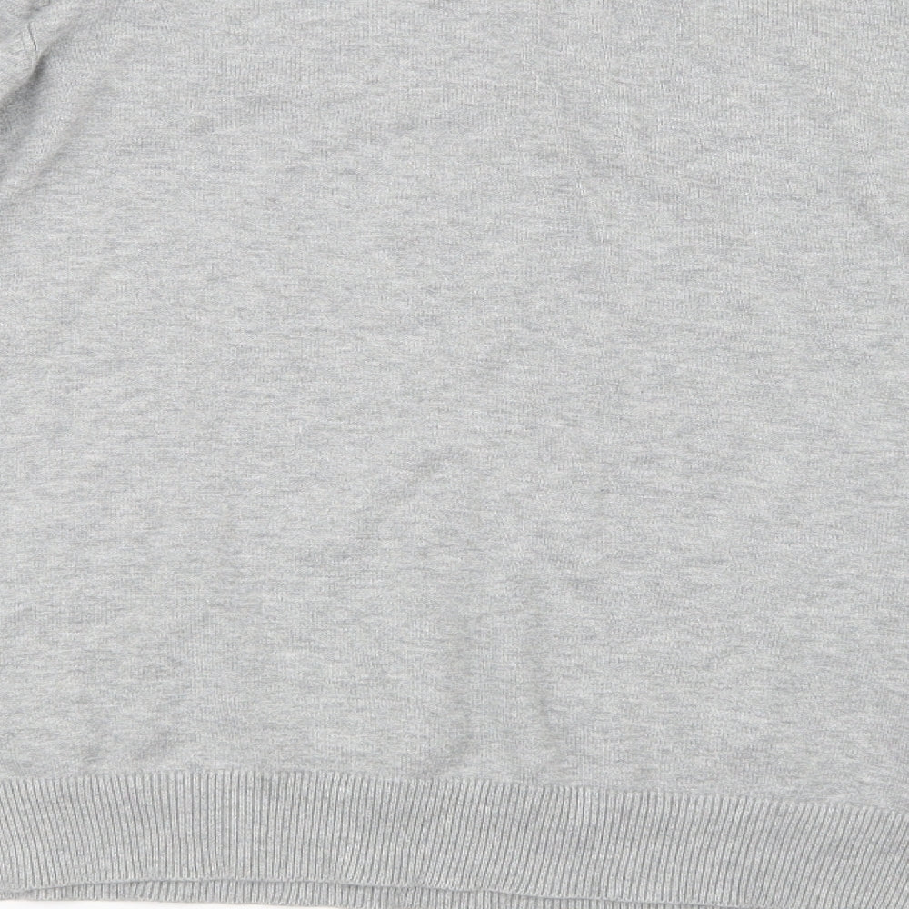 H&M Womens Grey Knit Pullover Jumper Size M