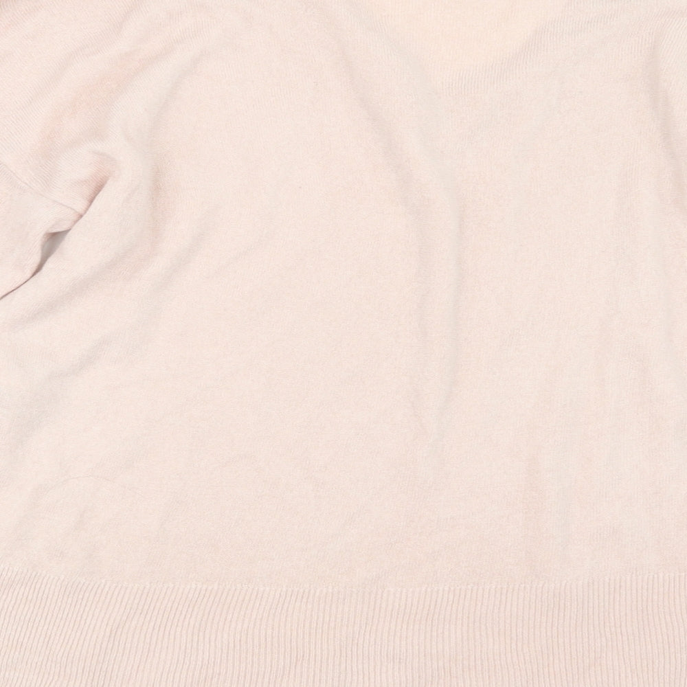 Dorothy Perkins Womens Pink Knit Pullover Jumper Size 12