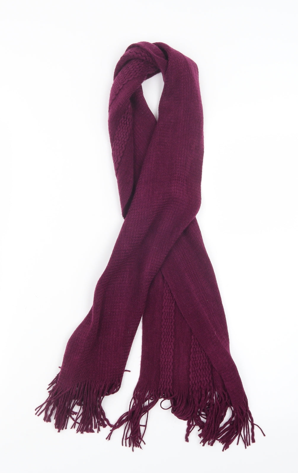 BHS Womens Purple Knit Scarf
