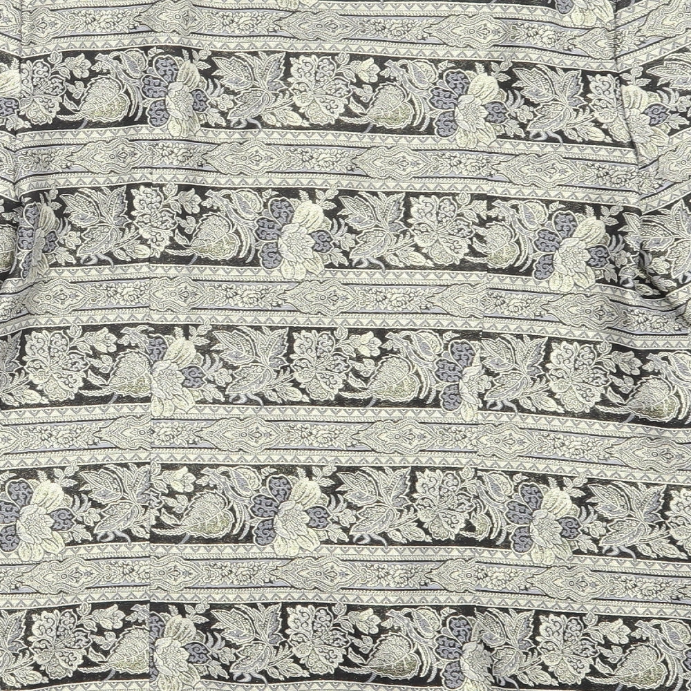 JFW Womens Gold Geometric Jacket Size 14