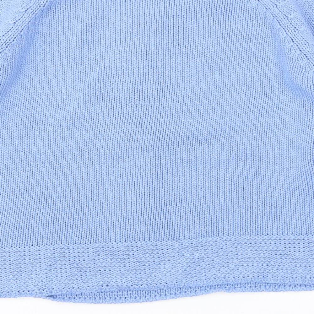 Style Womens Blue Pullover Jumper Size M