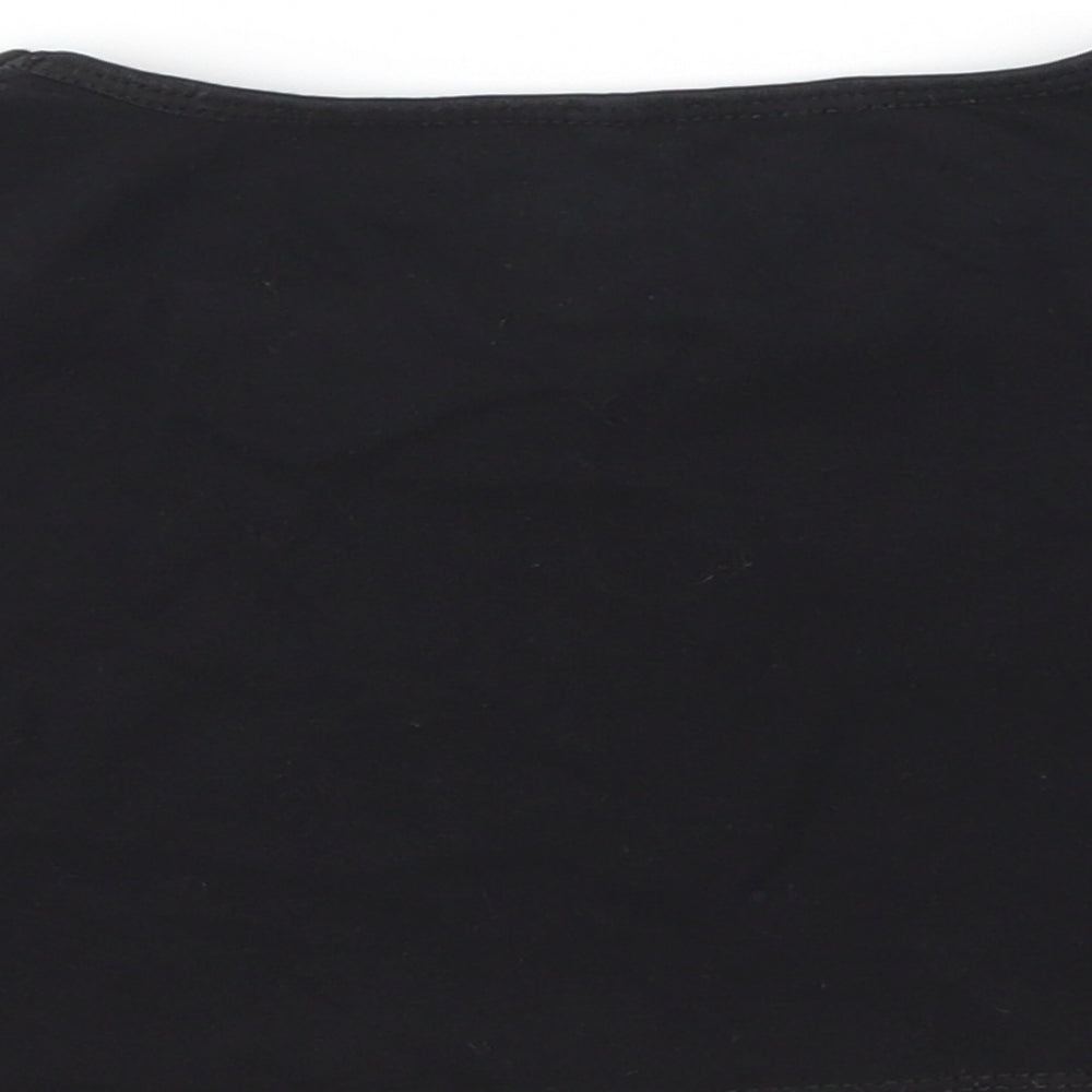 MY CROP TEE Girls Black T-Shirt Size 7-8 Years