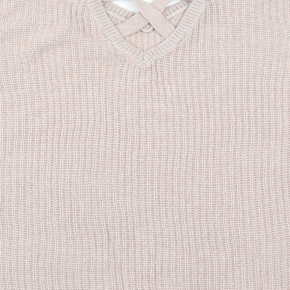 F&F Womens Pink Pullover Jumper Size 14