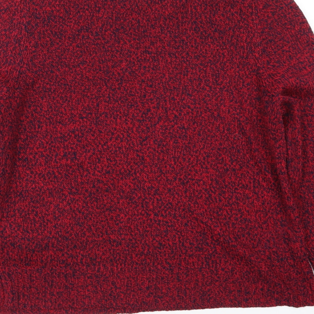H&M Womens Red Pullover Jumper Size XS