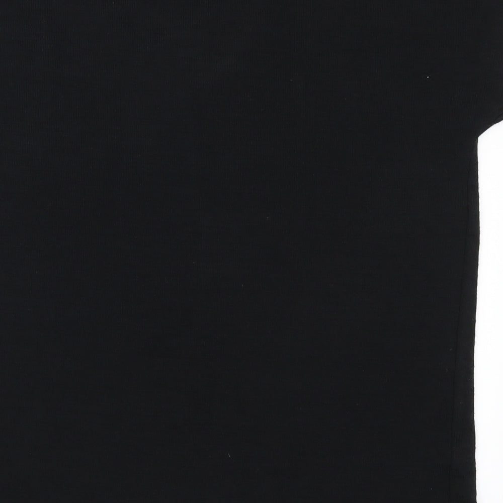 New Look Womens Black Basic T-Shirt Size S