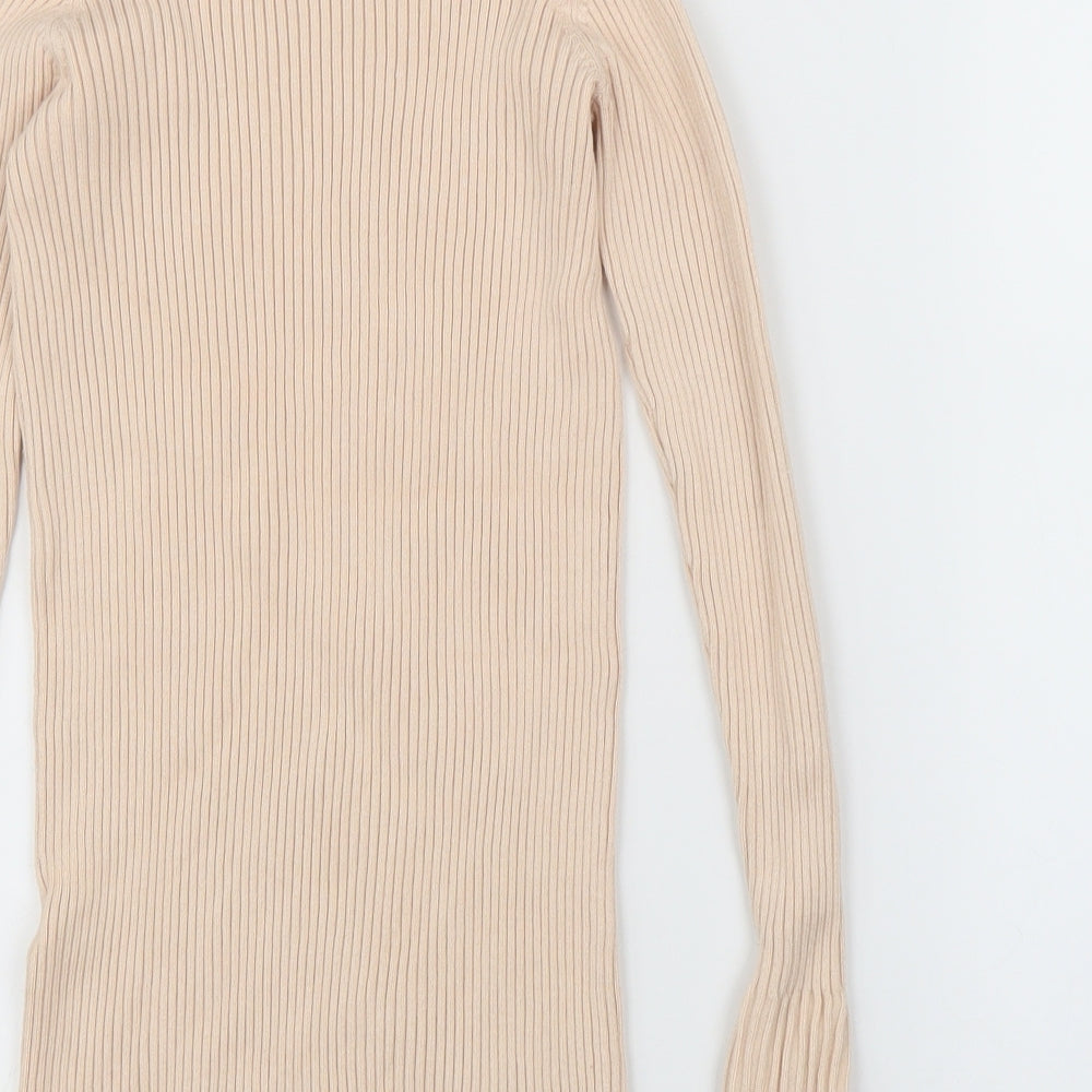 Zara Womens Pink Pullover Jumper Size S