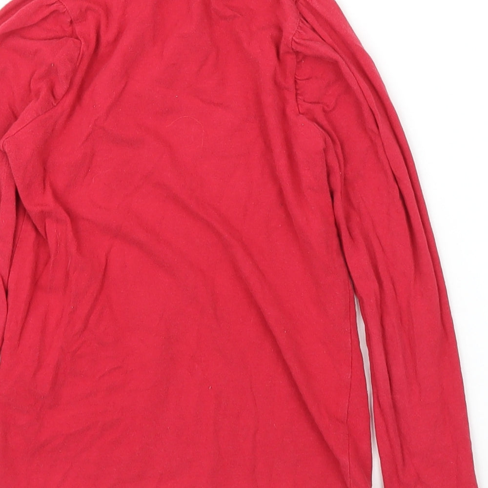 TU Girls Red Basic T-Shirt Size 5 Years