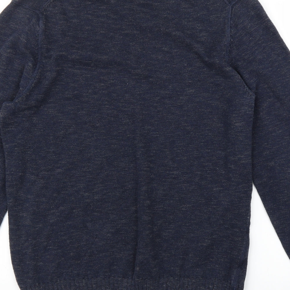 JP Cole Mens Blue Pullover Jumper Size M