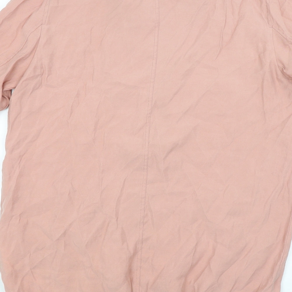 Bershka Womens Pink Jacket Size M