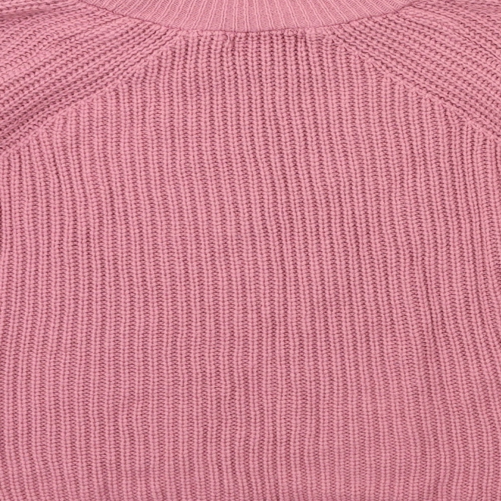Select Womens Pink Knit Pullover Jumper Size M