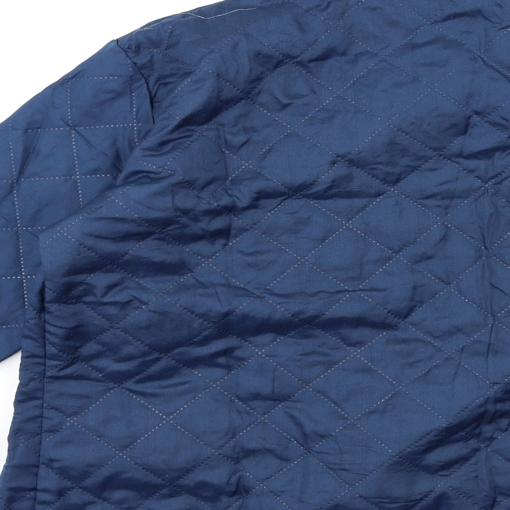 Nathalie Andersen Womens Blue Jacket Size 14